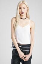 Forever21 Mesh-paneled Cami