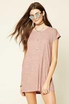 Forever21 Women's  Marled Longline Top