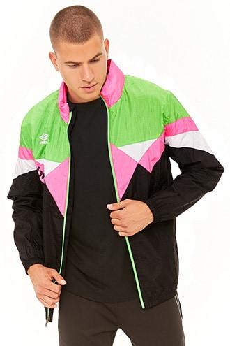 Forever21 Umbro Colorblock Windbreaker