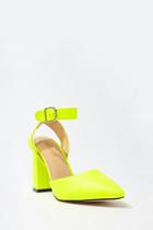Forever21 Pointed Toe Block Heels