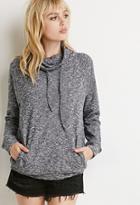 Forever21 Marled French Terry Hoodie