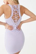 Forever21 V-wire Lace-up Mini Dress