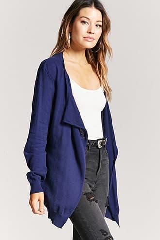 Forever21 Draped Front Cardigan