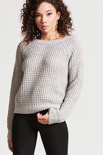Forever21 Waffle-knit Sweater
