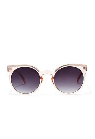 Forever21 Metal-trim Round Sunglasses