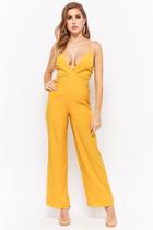 Forever21 Strappy Surplice Jumpsuit