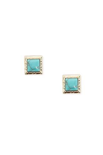 Forever21 Square Faux Stone Studs