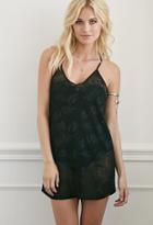Forever21 Women's  Patterned Mesh Cover-up