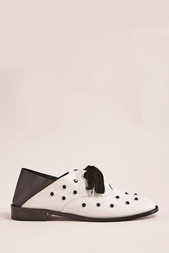 Forever21 Shellys London Embellished Leather Oxfords