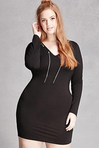 Forever21 Slub Knit Dolman Swing Dress
