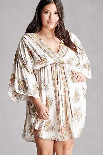 Forever21 Plus Size Angie Floral Dress