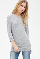 Forever21 Longline Heathered Top