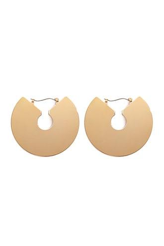Forever21 Cutout Disc Earrings