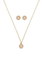 Forever21 Faux Stone Necklace & Earrings Set