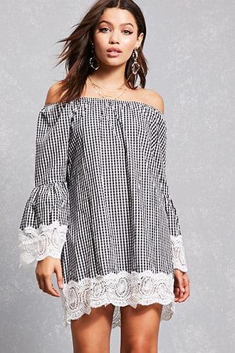 Forever21 Boxy Gingham Tunic