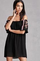 Forever21 Paisley Embroidered Mini Dress