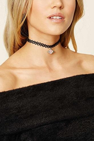 Forever21 Planet Pendant Choker