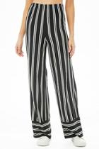 Forever21 Striped Stretch-knit Pants