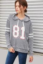 Forever21 81 Graphic Burnout Hoodie