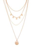 Forever21 Disc & Bar Chain Necklace Set