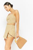 Forever21 Gingham Crop Cami & Skort Set