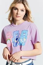 Forever21 Care Bear Cropped Graphic Tee