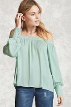 Forever21 Contemporary Satin Top