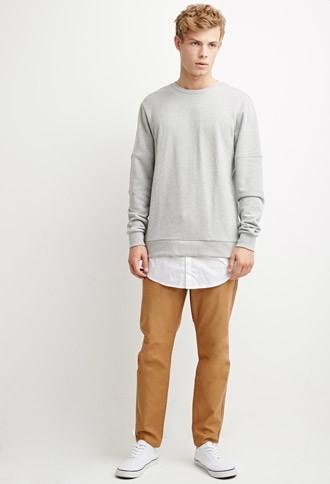 21 Men Drawstring Canvas Pants