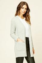 Forever21 Women's  Heathered Knit Cardigan