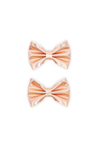 Forever21 Holographic Bow Hair Clip Set