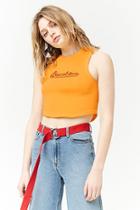 Forever21 Sunshine Graphic Tank Top