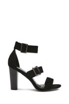 Forever21 Strappy Buckle Heels