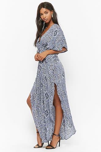 Forever21 Bandana Print Maxi Dress