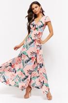 Forever21 Tropical Floral Print Maxi Dress