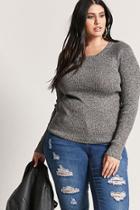 Forever21 Plus Size Marled Knit Sweater