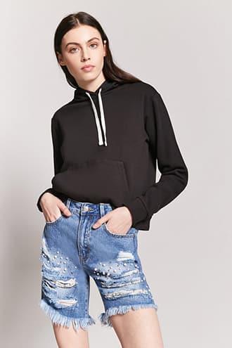 Forever21 Embellished Bermuda Shorts