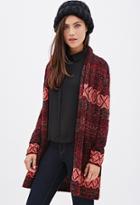 Forever21 Cozy Abstract Cardigan