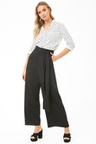 Forever21 Pleat-front Gaucho Pants