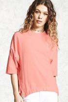 Forever21 Boxy Drop Shoulder Top