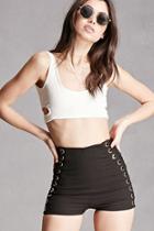 Forever21 Strappy High-waisted Shorts