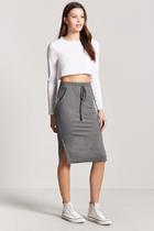 Forever21 Side-slit French Terry Skirt