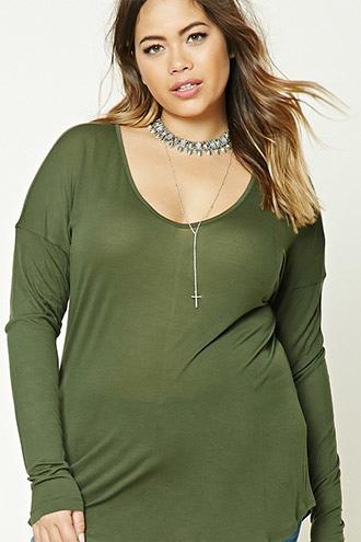 Forever21 Plus Size Slub Knit Top