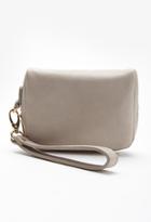 Forever21 Faux Leather Clutch (taupe)