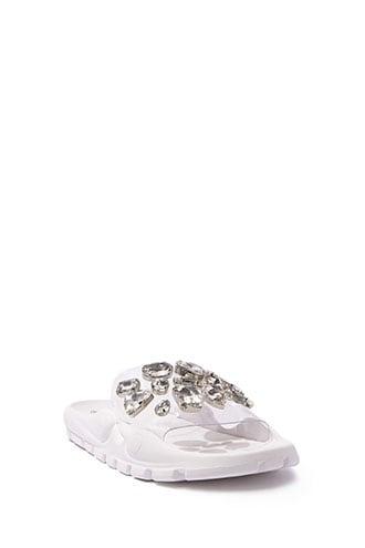 Forever21 Embellished Vinyl Sandals