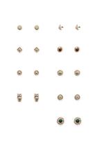 Forever21 Owl Medallion Stud Earring Set