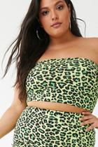 Forever21 Plus Size Leopard Print Tube Top