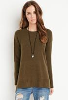 Forever21 Vented Fuzzy Sweater