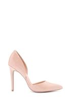 Forever21 Women's  Nude Faux Leather Pumps