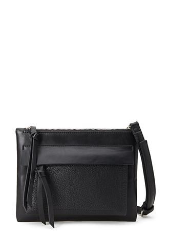 Forever21 Envelope Crossbody Bag Black One Size