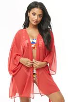 Forever21 Sheer Open-front Swim Cover-up